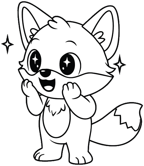 The Lorikoo fox surprised