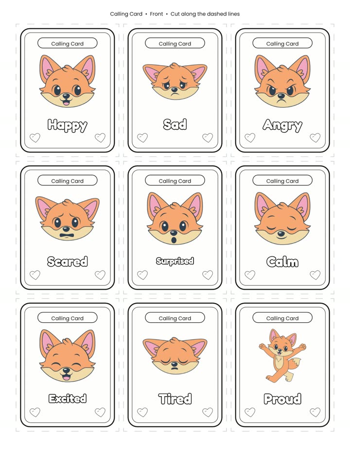 Bingo calling cards